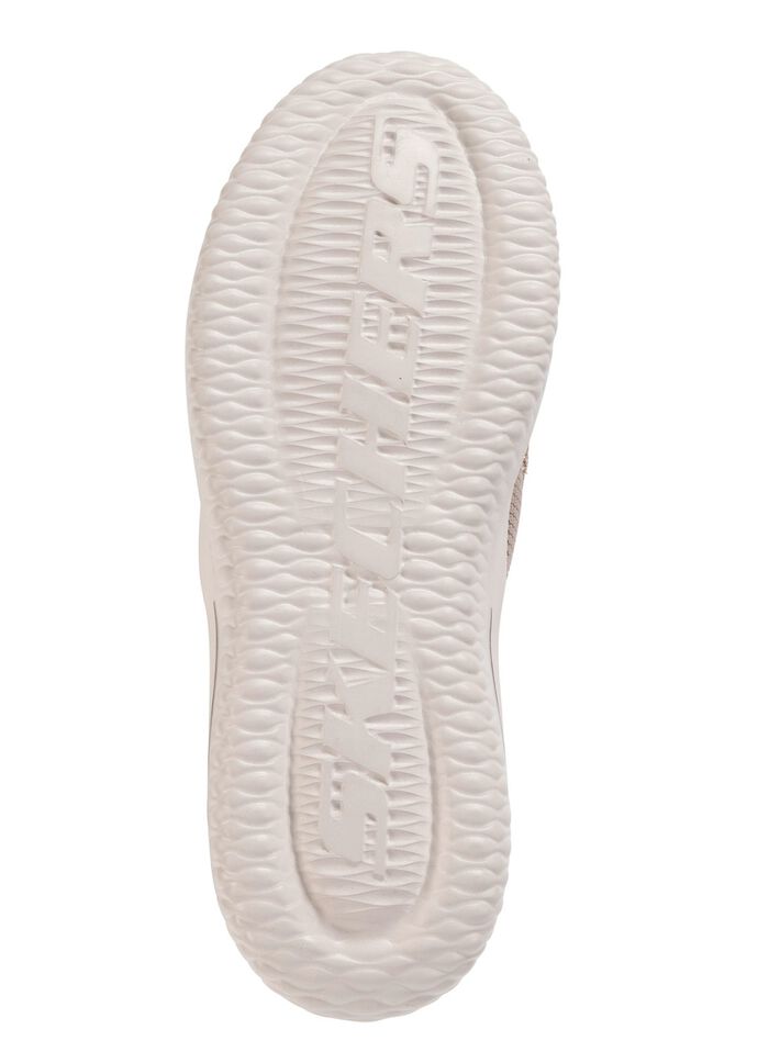 SKECHERS pantoffels met voorgevormde instaphielplaat TAUPE