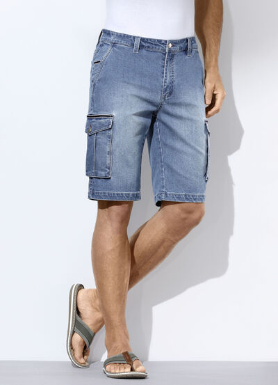 Denim bermuda's 