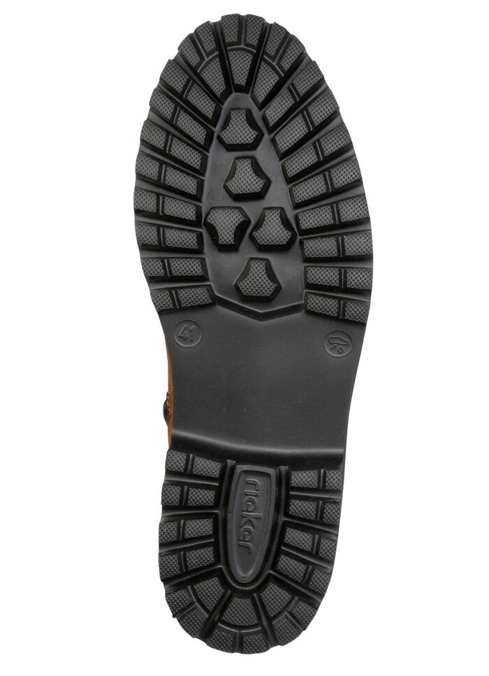 Rieker, gevoerde herenlaarzen, winterschoenen, breedte H, met rits 