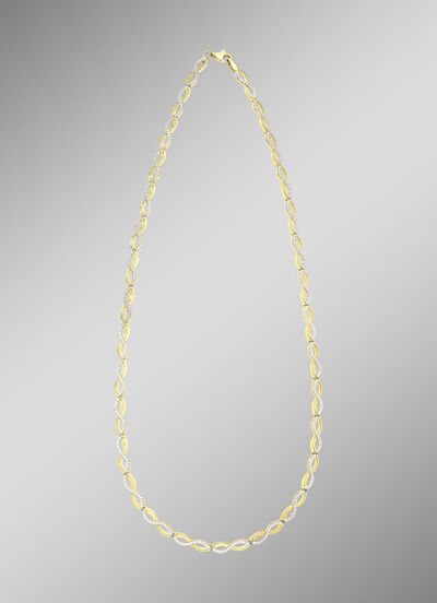 Prachtige ketting met synthetische zirkonia 