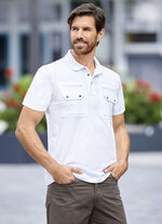 Poloshirt in 3 kleuren WIT