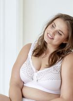 Swegmark of Zweden bh met elastische kant WIT