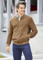 Leren blouson van “Jilani” 