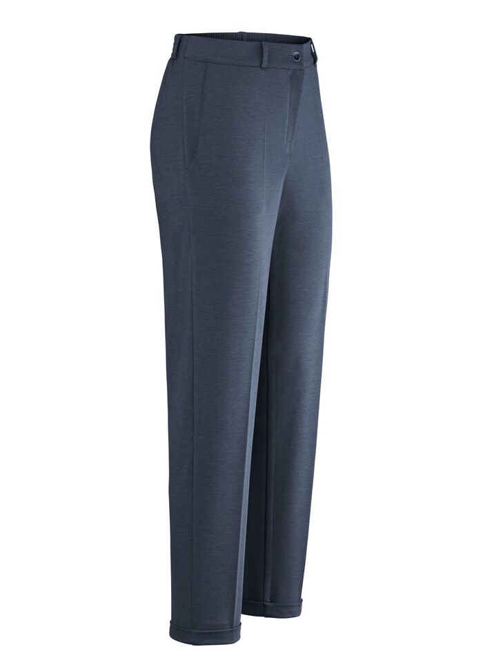 Broek met elastische tailleband aan de achterkant 