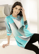Lang shirt met casual col 