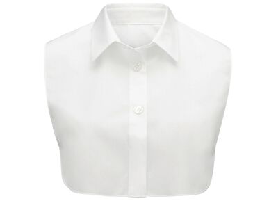 Klaus-modellen, damesblousekragen, gemaakt van fijne poplin 