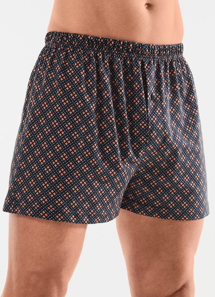 Vierpack boxershorts met knoopsluiting 