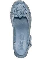 Gemini sandaal met leren bloem JEANS