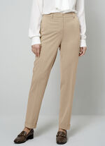 Broek met vaste manchetten KAMEEL