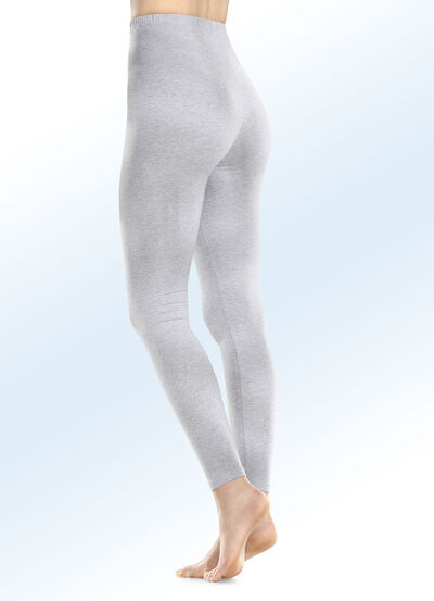Twee-pack leggings met biologisch katoen 