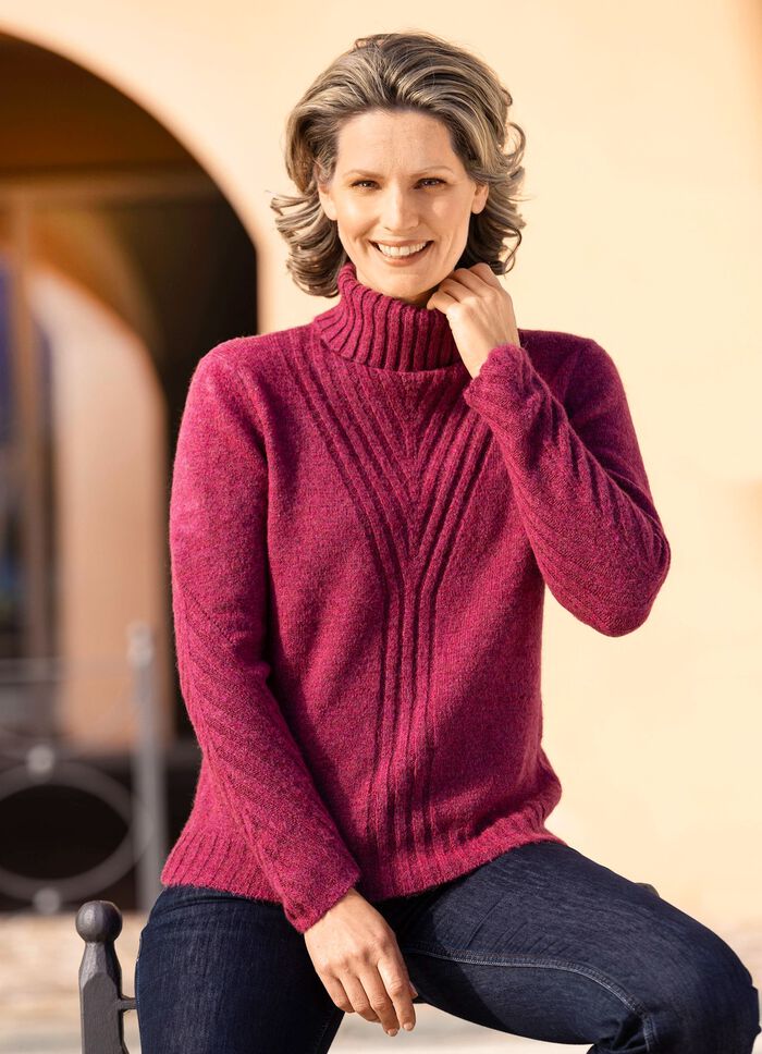 Trui van een zeer behaaglijke fleecekwaliteit BESSEN