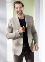 Jas met stretchfunctie BEIGE MELIERT