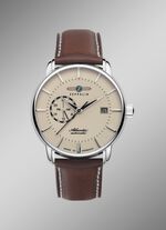 Zeppelin automatisch herenhorloge met leren band 