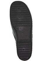 Slippers gemaakt van zacht velours materiaal ANTRACIET-GRIJS