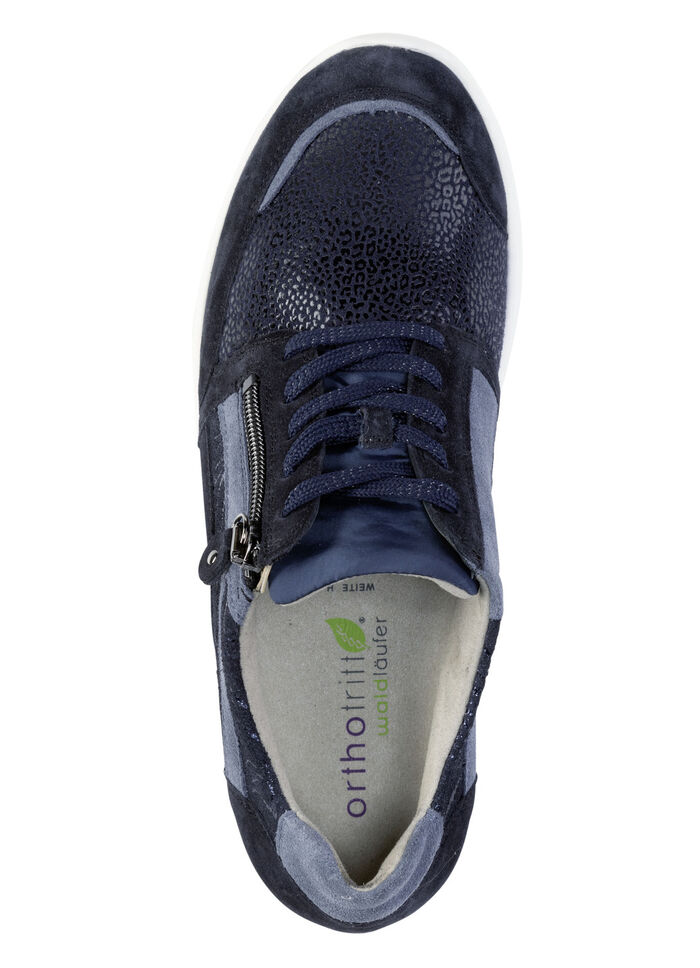 Waldläufer veterschoen met de beste afrolfunctie BLAU