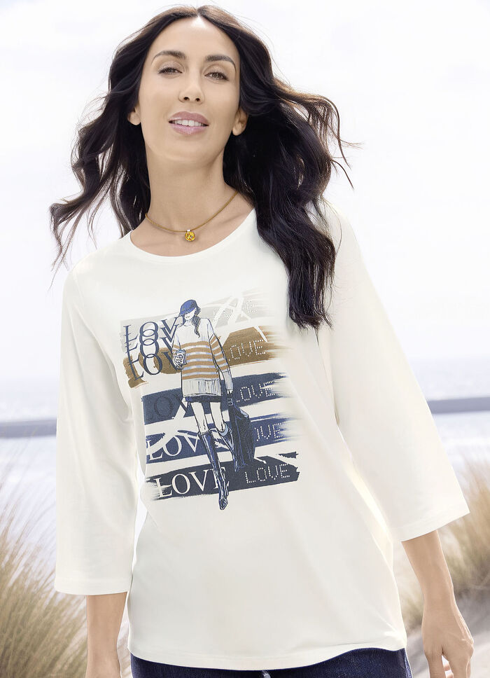 Shirt met strass steentjes 