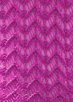 Trui van hoogwaardig garen met glanzend effect FUCHSIA MELIERT
