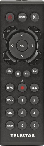 Internetradio met DAB+ ZWART