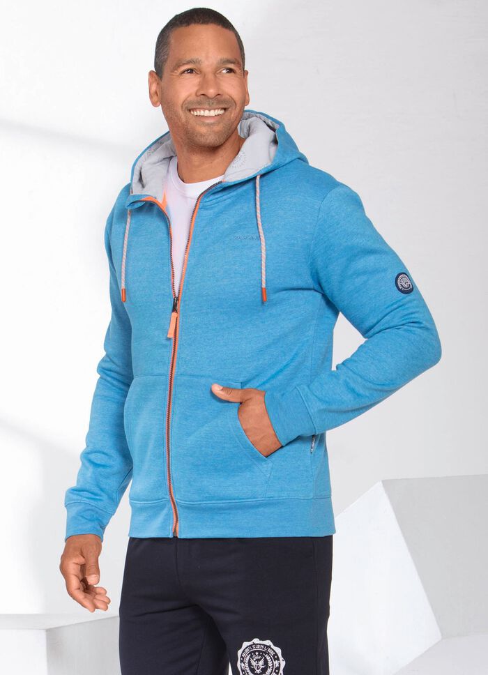 Sweatjack met capuchon 