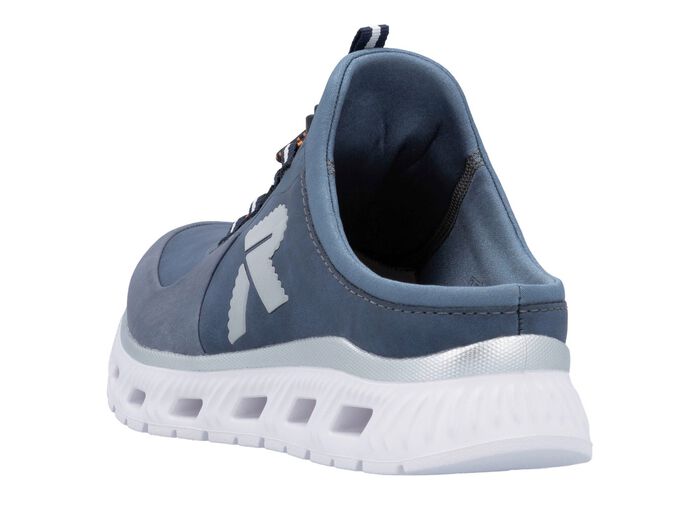 Rieker pantoffels met elastisch snelvetersysteem met stopper 