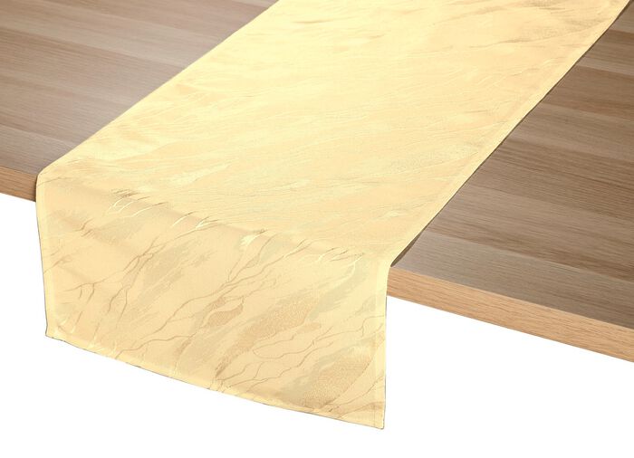 Discreet tafelkleed in marmerlook 