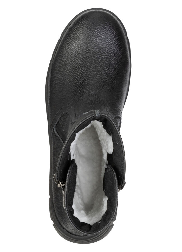 ELENA EDEN, gevoerde dameslaarzen, winterschoenen, breedte G, met uitneembaar voetbed SCHWARZ
