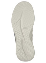 SKECHERS pantoffels met voorgevormde instaphielplaat TAUPE-GRIJS