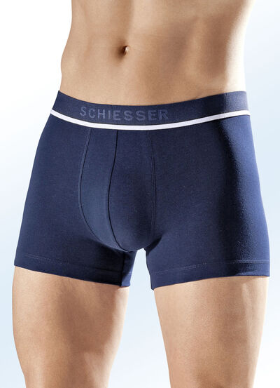 Schiesser driepack broeken met elastische tailleband 