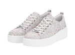 Remonte sneakers gemaakt van effectief gestructureerd textielmateriaal WEISS-MULTICOLOR
