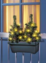 Balkonbox met LED-boom 