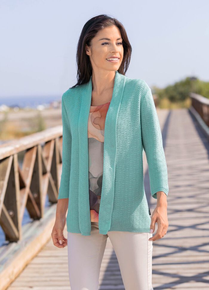 Vest met fijne structuur 