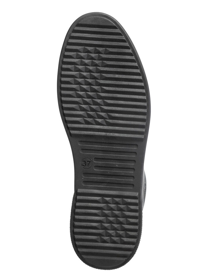 Gemini sneakers met decoratieve stiksels SCHWARZ