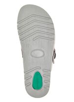 Mubb, klassieke damespantoffels, breedte H, met lamsvacht LICHTGRIJS