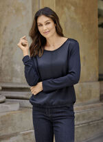 Overhemd in marineblauw 