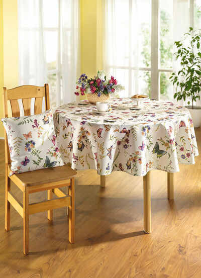 Lente-achtige bedrukte tafel- en kamerdecoratie 