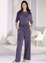 Laurina pyjama met korte mouwen en lange broek 