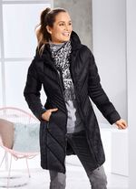 Korte jas met vaste capuchon 