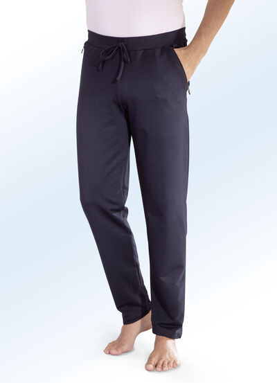 Broek met comfortabele elastische tailleband 