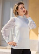 Overhemd met opstaande kraag ECR