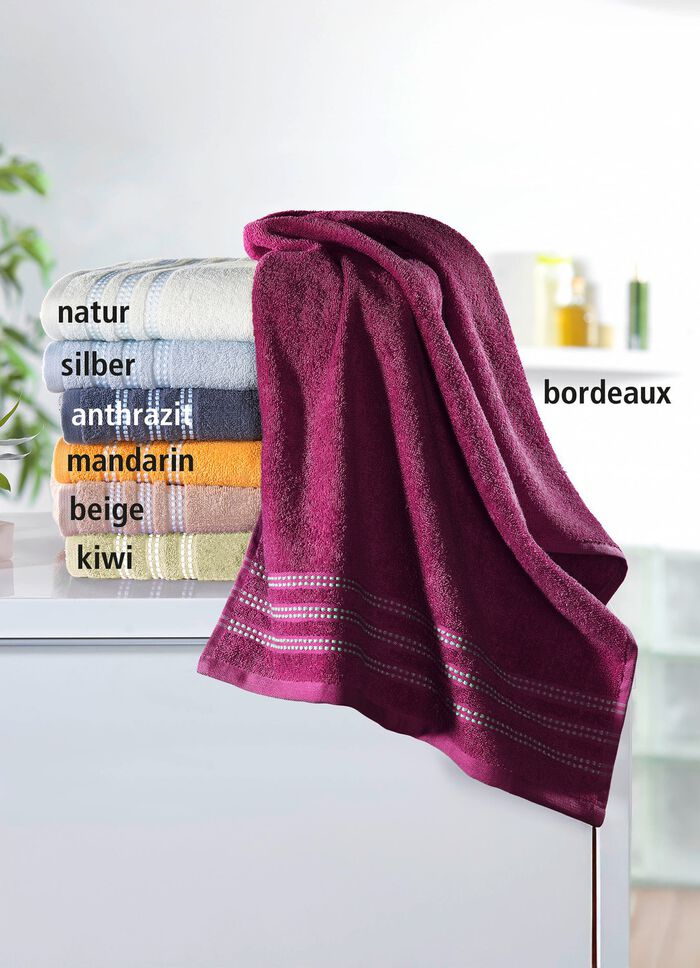 Pluizige, zachte en absorberende badstofserie 