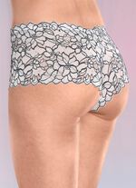 Tweepak broeken van elastisch kant 