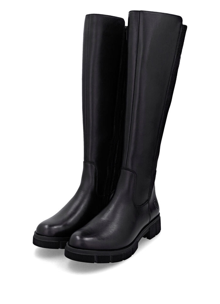 Remonte, klassieke dameslaarzen, winterschoenen, breedte G, met rits SCHWARZ