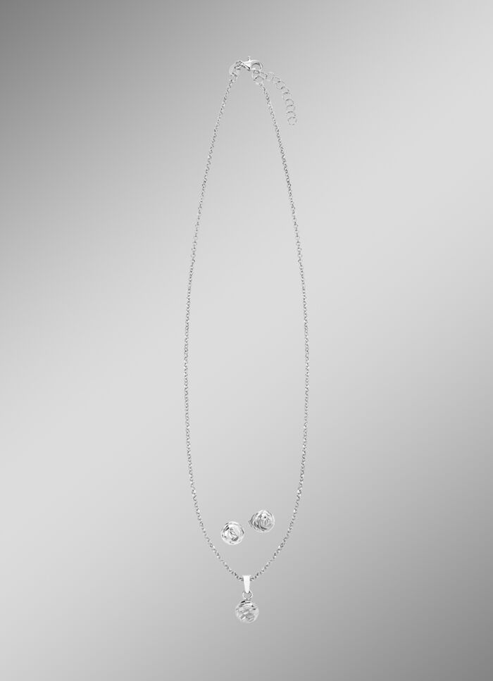 Prachtige 2-delige zilveren sieradenset