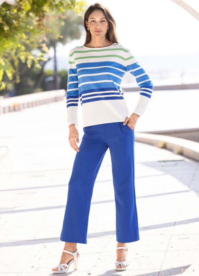 Pullover met een delicaat structuurpatroon 