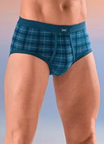 Verpakking van vier geruite slips 