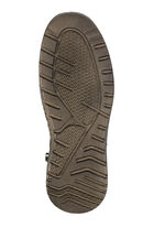 Slippers met luchtige openingen KASTANJEBRUIN