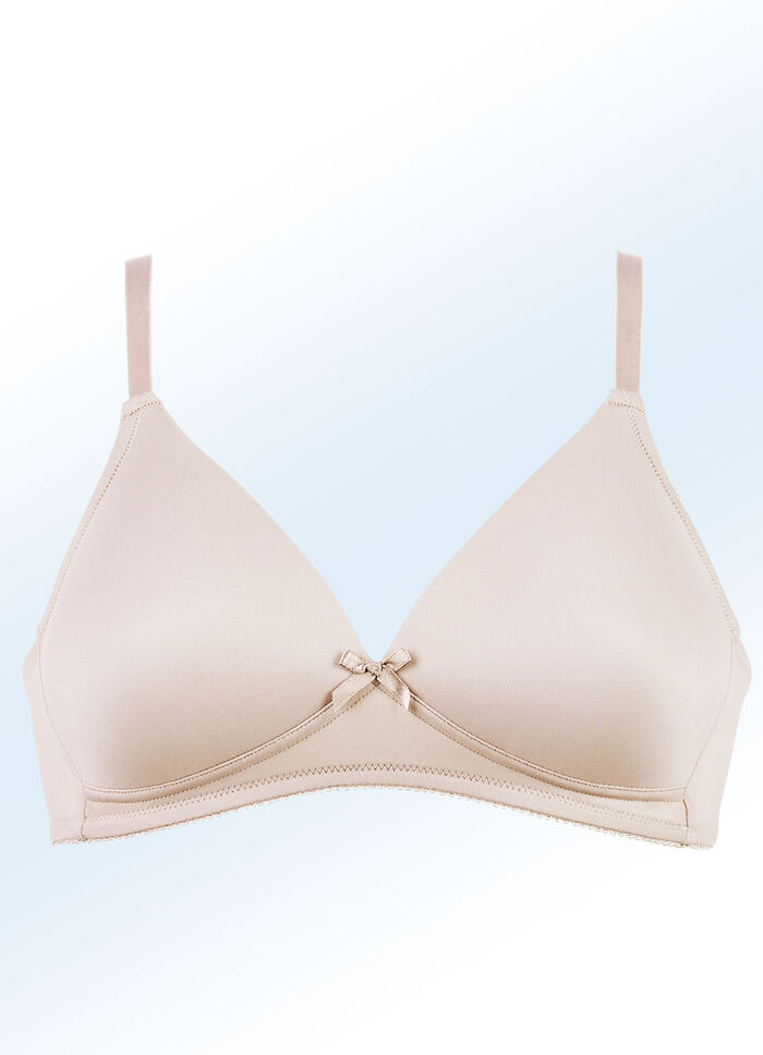 Naturana two-pack beha met gewatteerde cups 1 X TERRA, 1 X WIT