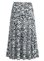 Rok met schitterende kleurenprint 