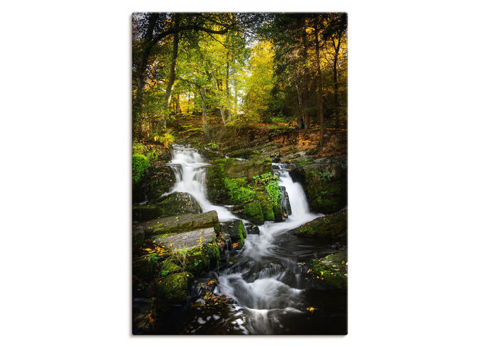 Hoogwaardige canvasafbeelding “Selkefall in de Harz” 