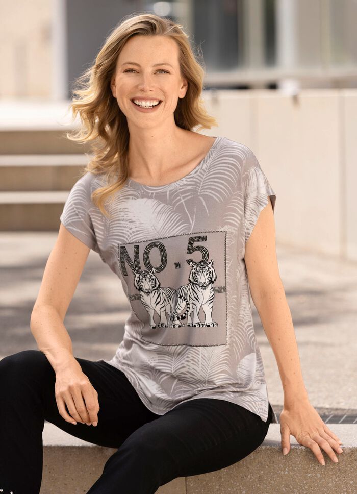 Shirt met dierenmotief 